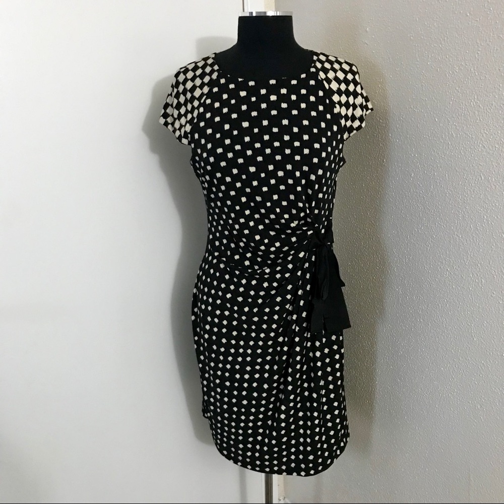Taylor Polka Dot Career Dress. Size 8.